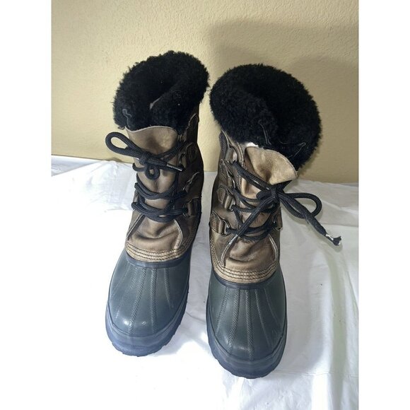 Sorel Caribou Winter Waterproof Boots Women’s 6 Made In Canada - Picture 2 of 12